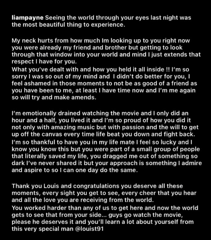 Liam_P_Forever's tweet photo. Posting this again because Liam's words for Louis should never be deleted ❤️💙

#LiamPayne #RememberingLiam https://t.co/9XMh957o1B