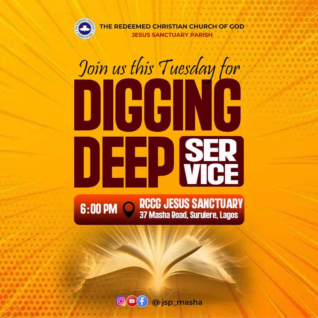 jsp_masha's tweet image. Good Morning 🌞 

See you this evening, at Digging Deep Service. 
God bless you richly, in Jesus name. Amen. 
Have a blessed day, today. 🙏