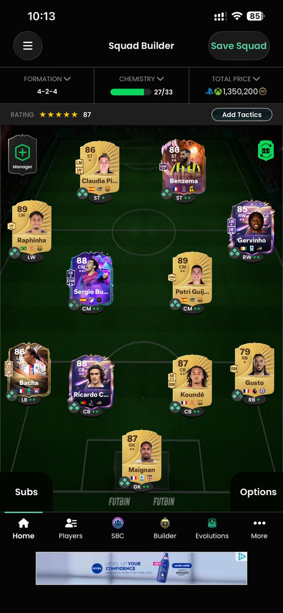 Azilz__'s tweet photo. حساب فيفا 26 للبيع

قيمه التشكيله 1,3M 
الكوينز يوصل 1.2M
يعني قيمه الحساب اكثر من 2.5M
فيه ريتات بالنادي 
واصل ديفجن فور بالرايفلز

الوسيط @Abu7amza10

#FC26 #فيفا https://t.co/MdwVKxP2uN
