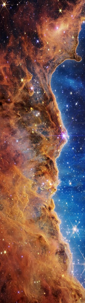 Madriles6211's tweet image. Cliff in Carina nebula #NASA #Webb  tmblr.co/ZLB4bwgQ-YQdqy…