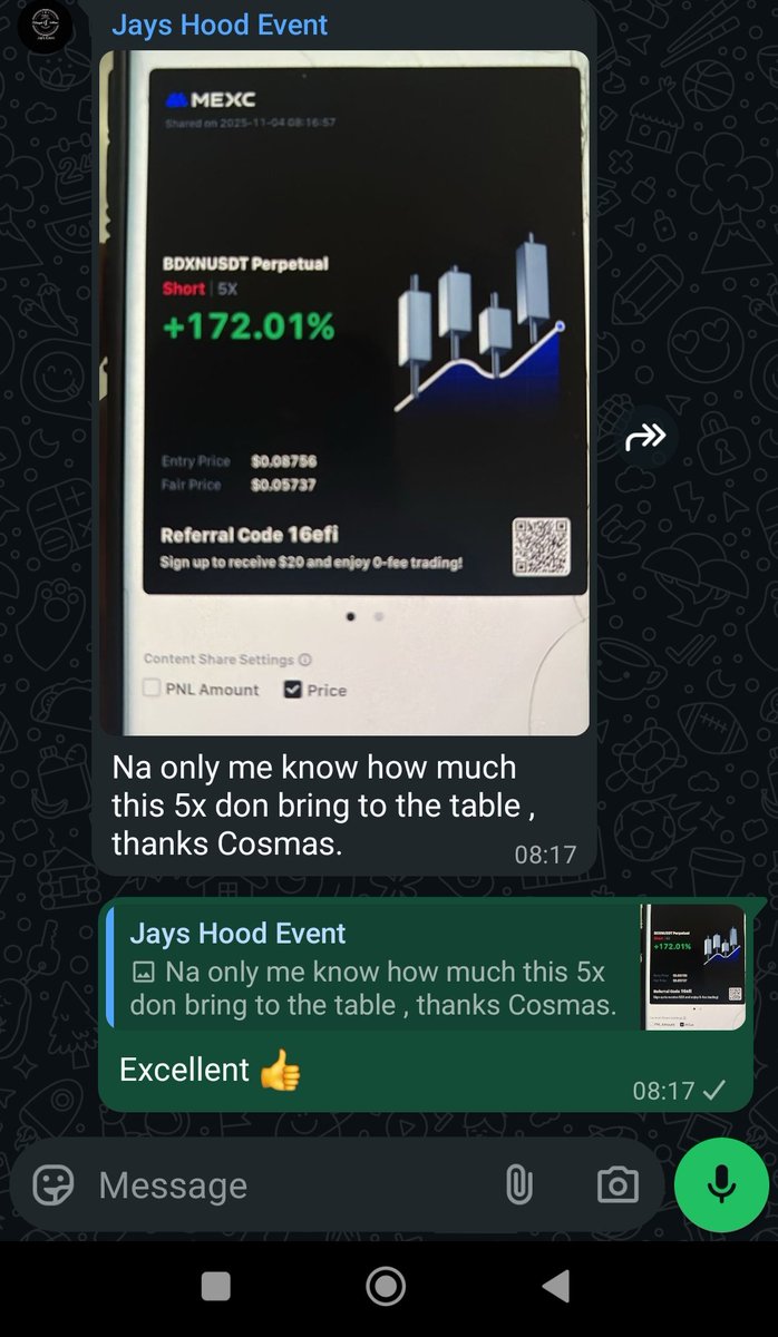 COSMASANALYST's tweet photo. I need to create 1 million millionaires?

Repost if you want to be among 
Tag your friends 

Everyone if you are seeing this post 

Our community action on $Bdxn this morning 

Congratulations team

Our community will be eating daily with Cosmas The catalyst . @MysticDaoSol https://t.co/miHLcTMZdV