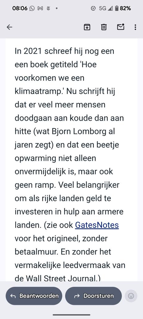 Dit roep ik ook al jaren, idd samen met Lomborg