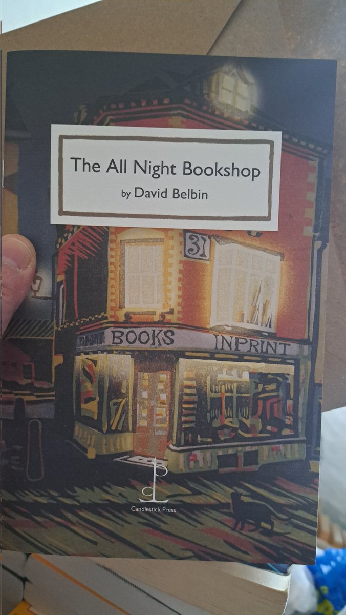 What a lovely little tale
Short but wonderful
This was given to me yesterday
I feel seen 
This is so me ! 
I need an All Night Bookshop🌙 📚❤️