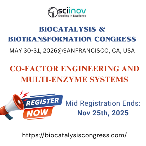 BCBTC_2026's tweet image. Where academia meets industry 💡

The Biocatalysis and Biotransformation Congress 2026 : Shape the future of enzyme.

📅 March 30–31, 2026  
📍 San Francisco,CA,USA

Website: biocatalysiscongress.com

#Biocatalysis2026 #EnzymeTech #Bioinnovation #CircularEconomy #BiotechRevolution