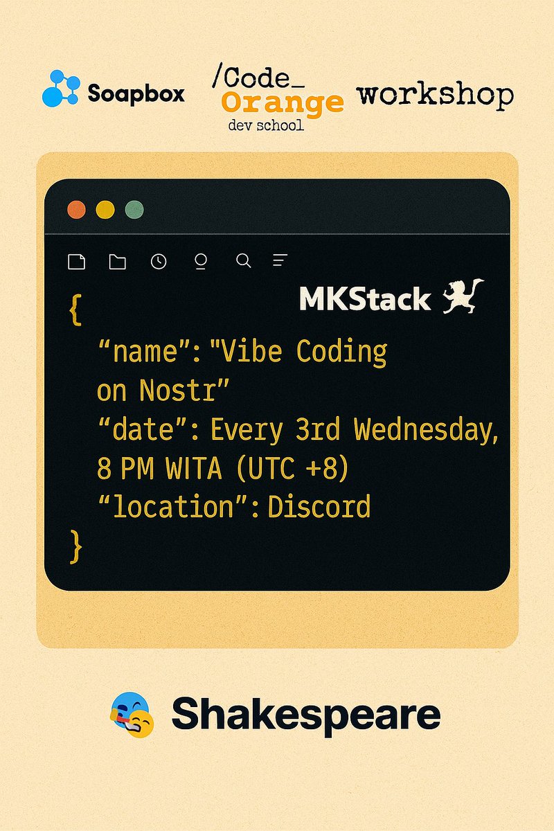 CodeOrangeDevs's tweet image. Next vibe coding session is on Wednesday 19th November 8pm UTC+8.

We will have a special guest speaker showcasing what is possible with these AI tools. Register now, link in bio 👀