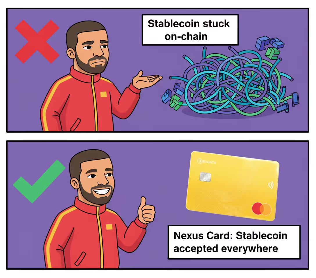 BitDATA_Global's tweet image. Competing cards let you spend crypto.

BitDATA lets you move the world’s value — legally, instantly, globally. 🌐