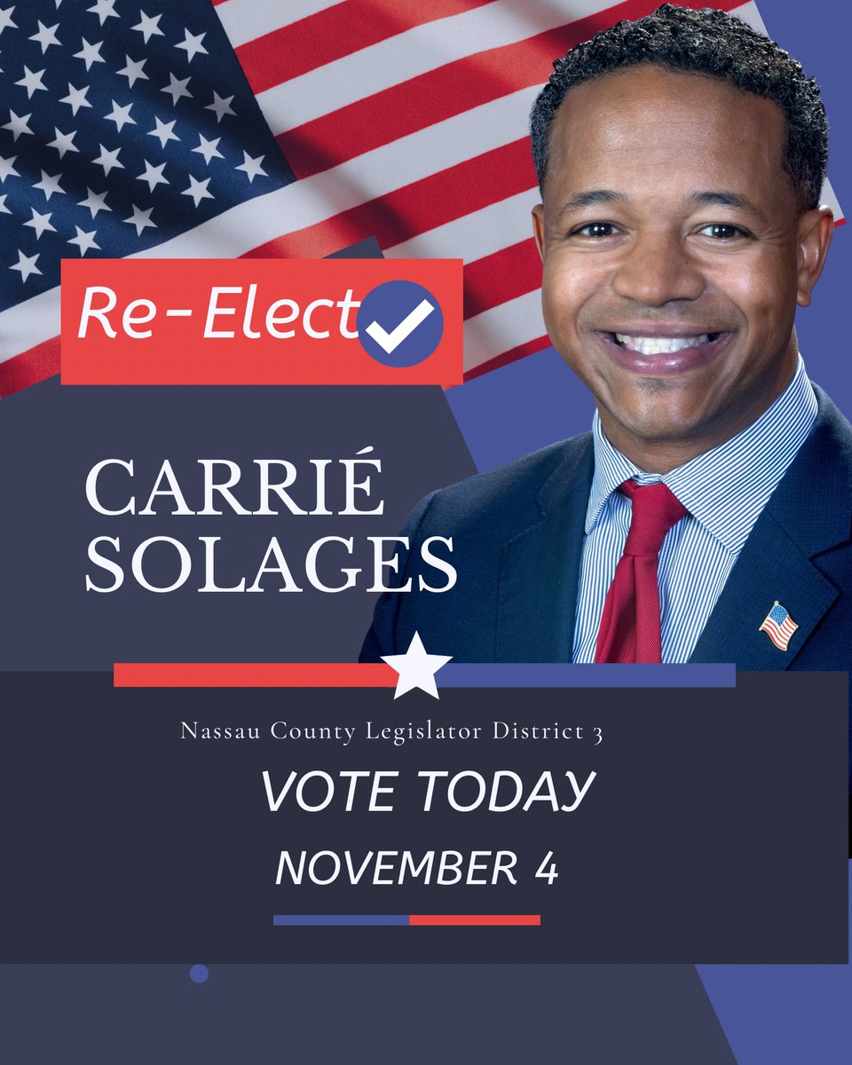 Vote Today: Bellerose Terrace, Elmont, Lakeview , Malverne, and parts of Valley Stream, West Hempstead and Franklin Square in #nassaucounty