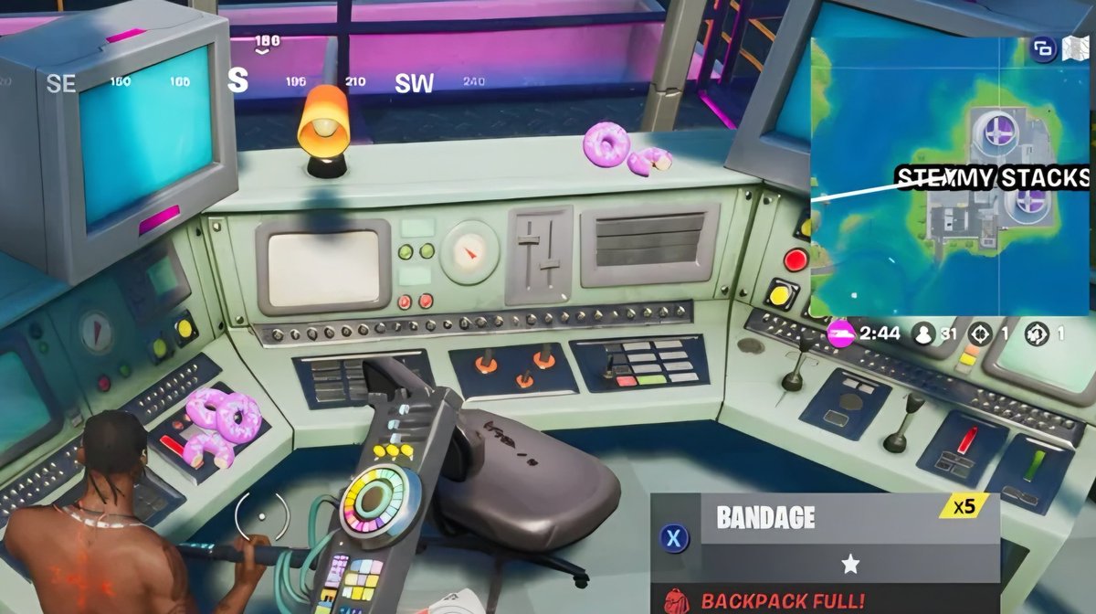 GarrisonMainFN's tweet photo. How it Started. V. How its going.

Crazy to think a fun little Easter Egg that was so many years ago in #Fortnite, could lead us to where it is today.

#TheSimpsons Season is actually pretty fun. Reminds me of the good ol days playing Hit &amp; Run on my GameCube. Good times. https://t.co/9mdgw8WJnY
