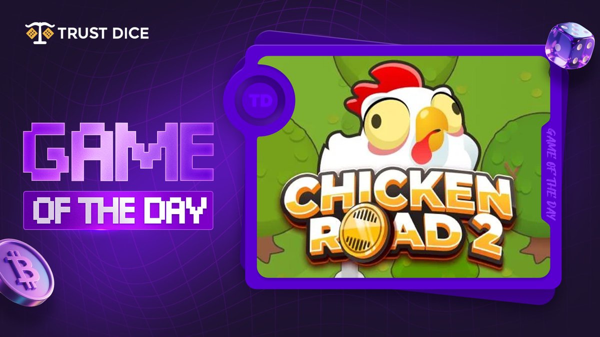 TrustDice's tweet image. Ready to cross the road to some egg-cellent wins? Chicken Road 2.0 is back and it’s wilder, funnier, and more rewarding than ever!
Can you dodge the traffic and snatch those golden prizes? 

Rule the road 👉 cutt.ly/Or6usab0

#TrustDiceFun #ChickenRoad2 #CryptoCasino…