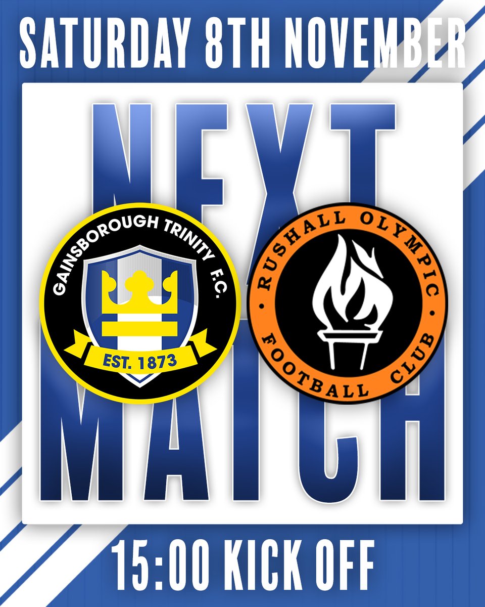 We had a fantastic attendance on Sunday evening, and we would love to see lots of returning faces as we look to catch up on some of our games in hand.

🆚 <a href="/ROFCOfficial/">Rushall Olympic FC</a> 
🏆 <a href="/NorthernPremLge/">The Pitching In Northern Premier League</a> 
📍 KAL Group Stadium, DN21 2QW
🎟 £13 Adults, £9 Concessions, £4 U16s
💰 Card or cash