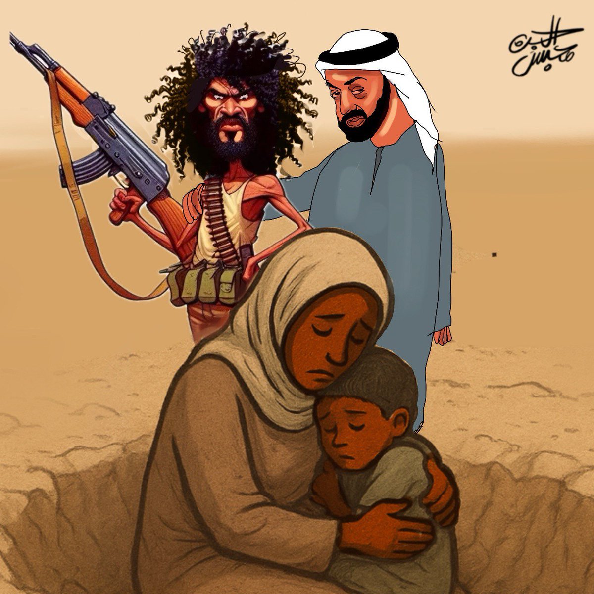 ابن زايد قاتل السودانيين

#مقاطعه_الإمارات