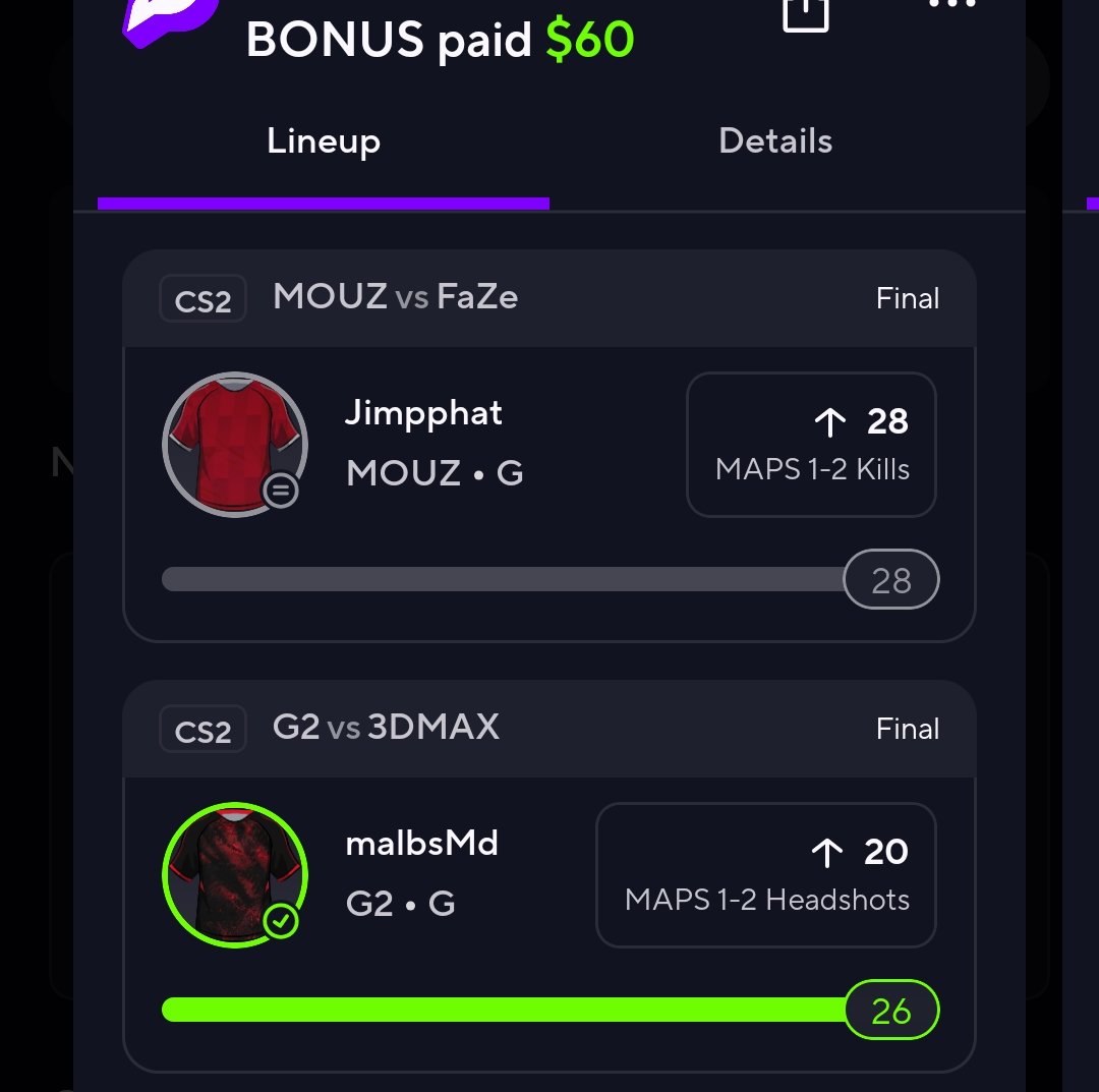 oSerpicox's tweet image. Even if only one person sees this, mission accomplished. 

Please consider giving @FitzDFS a follow for your CS2 ESL IEM Chengdu props. The guy is absolutely crushing it 🔥🔫💸

...and sincerely thank you

#PrizePicksCS2 #PrizePicks #ESLProLeague #CS2 #CSGO #Underdog #IEM #ESL