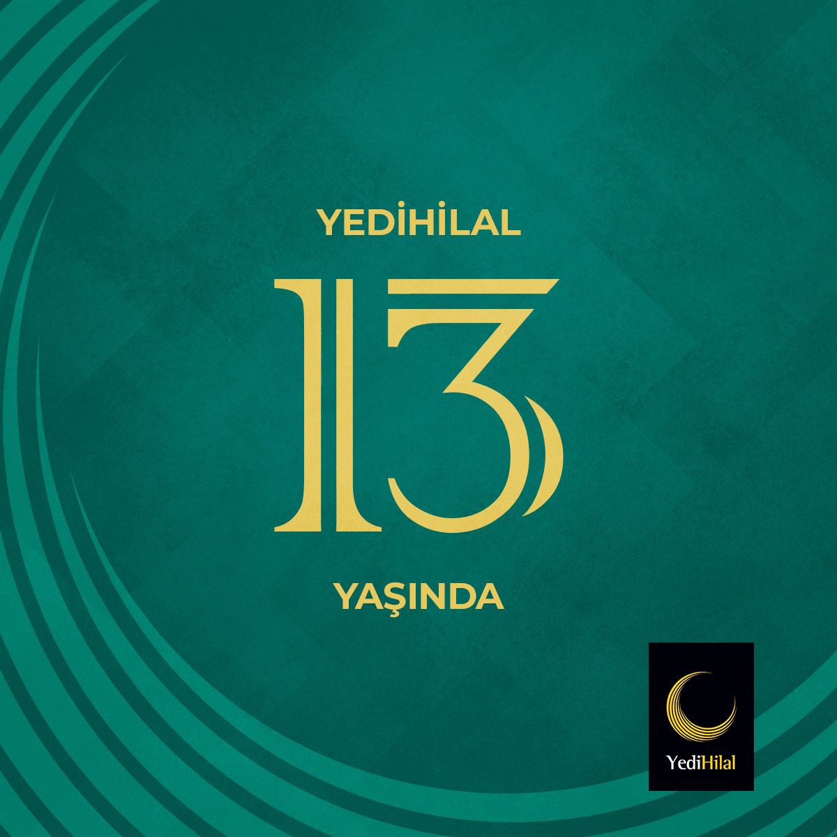 YediHilal 13 Yaşında. 🚀
Binlerce gönüllüsüyle yürüyüşüne devam ediyor.
Elhamdulillah!
#YediHilal