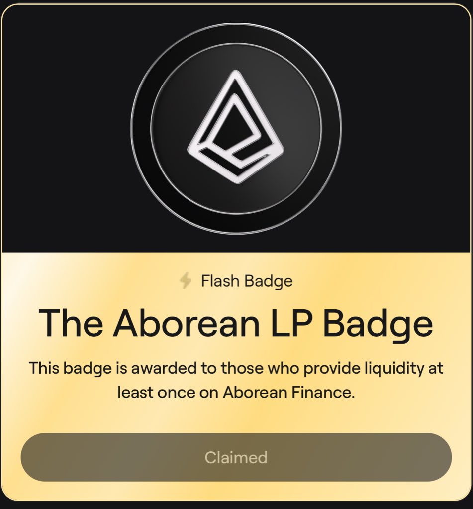 tynakov1's tweet photo. New Flash Badge on @AbstractChain 
Provide liquidity and claim it 

Next flash @KonaDeFi ? Waiting for it https://t.co/yjnhyd80qG