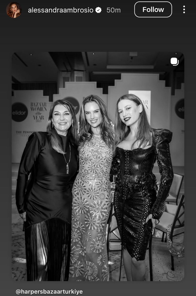 Alessandra Ambrosio shared her photo with Serenay Sarıkaya on her Instagram stories.✨🌞❤️‍🔥
#serenaysarıkaya #alessandraambrosio