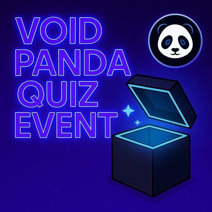voidpandacoin's tweet photo. Hey Pandas! ๐ผ Something exciting is coming โ the #VoidPanda Quiz Event is happening tomorrow (Wednesday) at 10 AM UTC! ๐
๐ฐ Win 5 $USDC if you truly know Void Panda! #WhaeverWinAnyway
๐ฌ Join our Telegram community to participate & stay updated.
#VPC #Solana https://t.co/0DBGvwbBXn