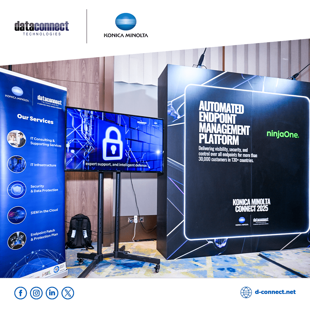 dataconnectt's tweet image. We’re thrilled that Data Connect Technologies took part in KM Connect 2025!

At the event, our team highlighted our commitment to secure, intelligent, and future-ready enterprise technology from hybrid cloud architecture and advanced cybersecurity to AI-enabled managed services.