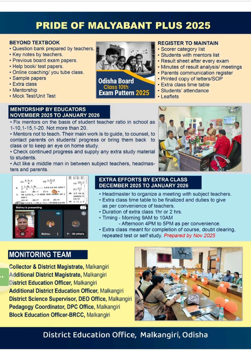 BeoMathili's tweet photo. Pride of Malyabant Plus 2025 – One step ahead for better HSC results through extra coaching and collective district effort. https://t.co/YbwKUyeLpi