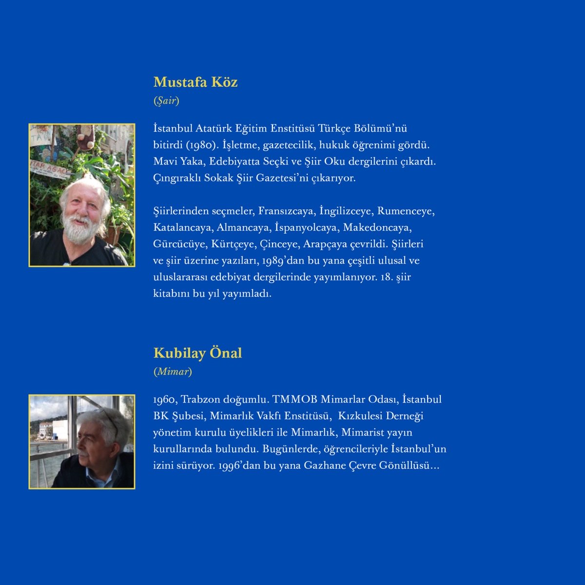 17.KültürMekan Söyleşileri’nde buluşuyoruz!

Konuğumuz Mustafa Köz, söyleşen Kubilay Önal olacak. 

“Yeldeğirmeni’nde Çıngıraklı Bir Mahfil, Bir Şair…” Kent ve Edebiyat Üzerine  Söyleşimize bekliyoruz!

📅 8 Kasım 2025, Cumartesi ⏰ 18.00-20.00
📍 T Atölye
🎟️ Ücretsiz