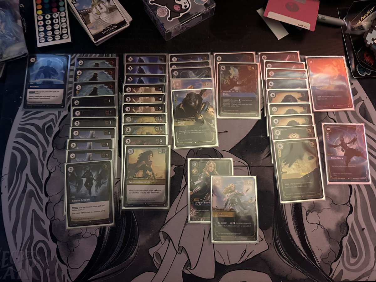 HealsKc's tweet photo. Tried some Riftbound at a Nexus Night tonight!! And was super fun! Excited to see how this game goes out, and might try pivoting my focus towards it!! https://t.co/fCjLv85PK2