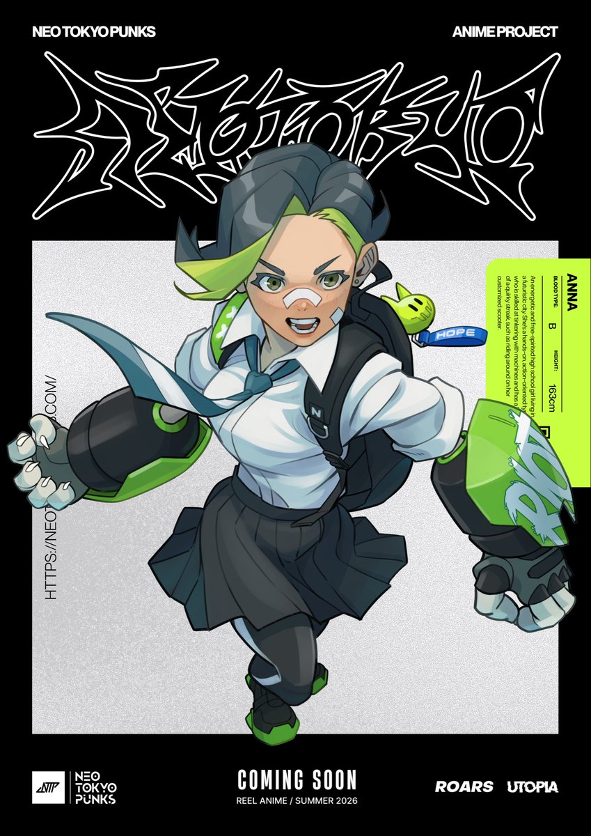 3年前に描いたオリジナルキャラクターを使ってアニメを作っています🔽

このキャラを描いた2022年当時は会社員でした。（イラスト関係ない家具の会社勤務）

あれから約3年、仲間達のサポートもあり、現在オリジナルアニメ（縦型ショートアニメ）を制作中です。

アニメは2026年夏公開予定🗓️