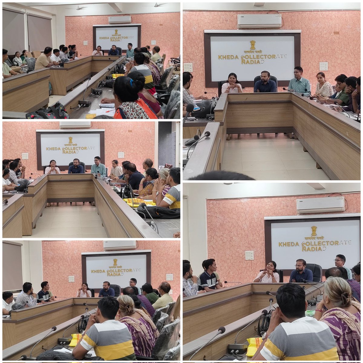 આજ રોજ ૧૧૬ નડિયાદ વિધાનસભા મત વિસ્તારમાં માનનીય નાયબ જિલ્લા ચુંટણી અધિકારીશ્રી અને મતદાર નોંધણી અધિકારીશ્રી ઘ્વારા વિ.સ.મ.વિ. મા સમાવિષ્ટ બી.એલ.ઓશ્રીની SIR સંદર્ભે તાલીમ રાખી. તે અંગે જરૂરી સૂચનાઓ આપવામાં આવી.
<a href="/collectorkheda/">Collector Kheda</a>
<a href="/dy_deokheda/">District Election Office Kheda</a>
<a href="/CEOGujarat/">Chief Electoral Officer, Gujarat</a> 
<a href="/ECISVEEP/">Election Commission of India</a>