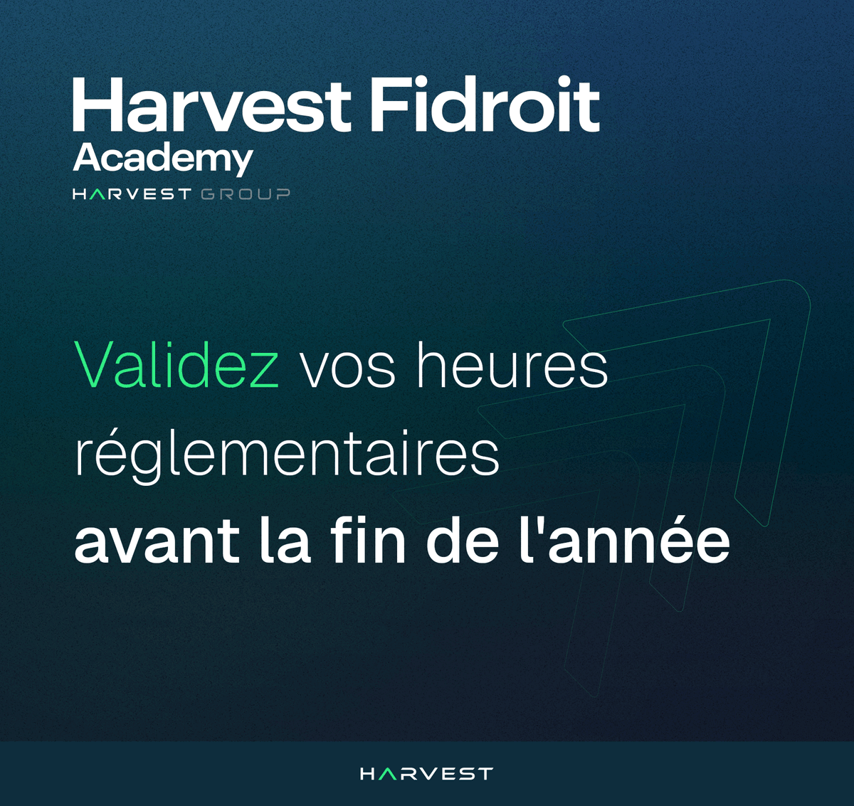 🎯 Il vous manque encore quelques heures réglementaires d’ici la fin d’année ? 

Bonne nouvelle : il est encore temps d’y remédier ! 😊 

⏰ Formez-vous efficacement, où que vous soyez, avec Harvest Fidroit Academy
harvestfidroitacademy.fr

#Formation #CGP #GestionDePatrimoine