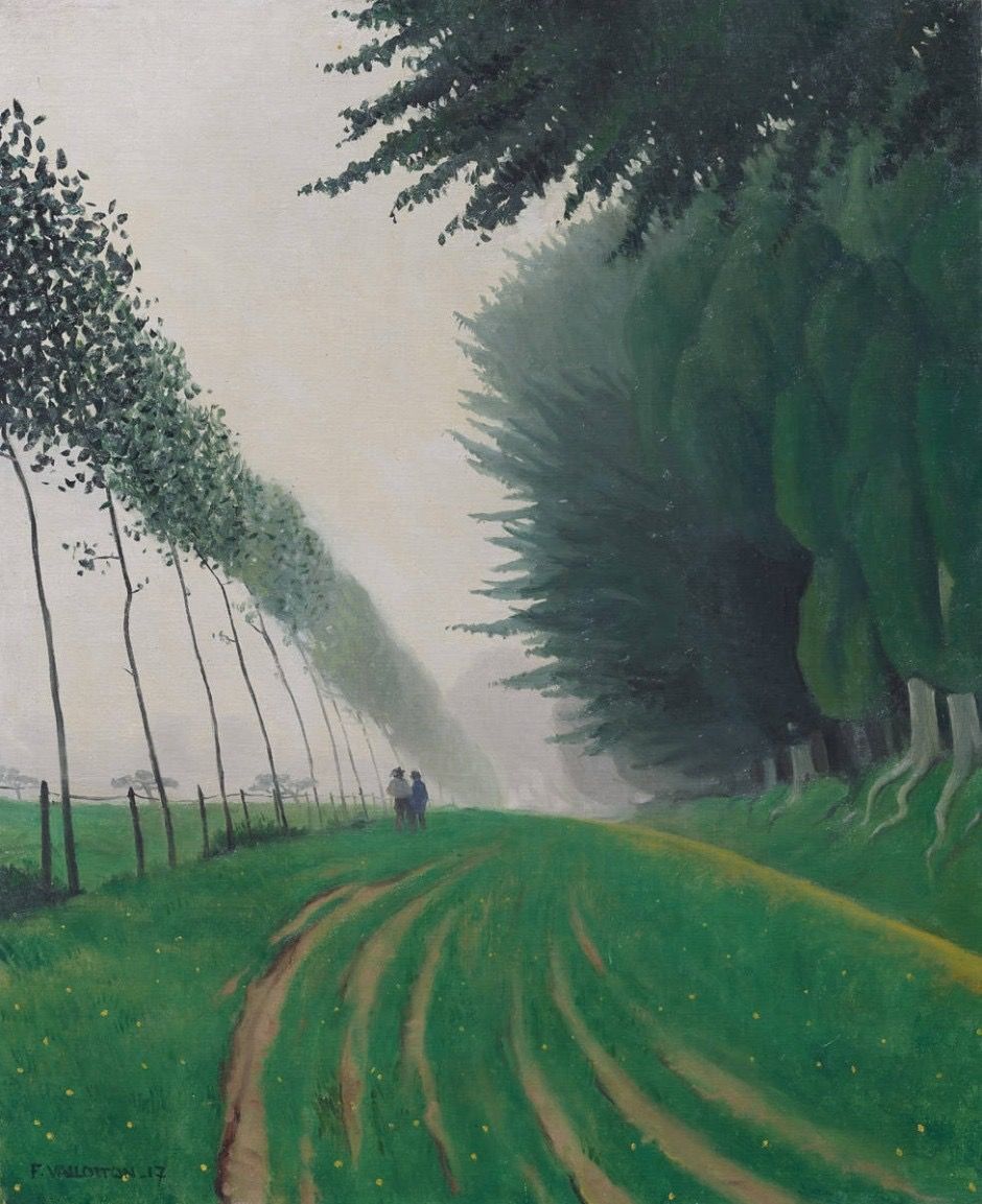 Félix Vallotton'un ağaçları.