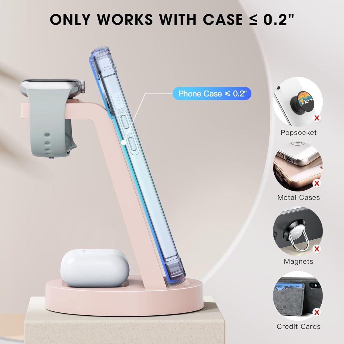 SCTechOffers's tweet image. Anlmz 3 in 1 Charging Station for iPhone, Wireless Charger for iPhone 15 14 13 12 11 X Pro Max &amp;amp; Apple Watch - Charging Stand Dock for AirPods (Pink)
amzn.to/4nCvYjO

#PinkTech #CuteGadgets #DeskSetupGoals #AestheticDesk #WorkspaceInspo #TechWithStyle #PrettyAndPractical