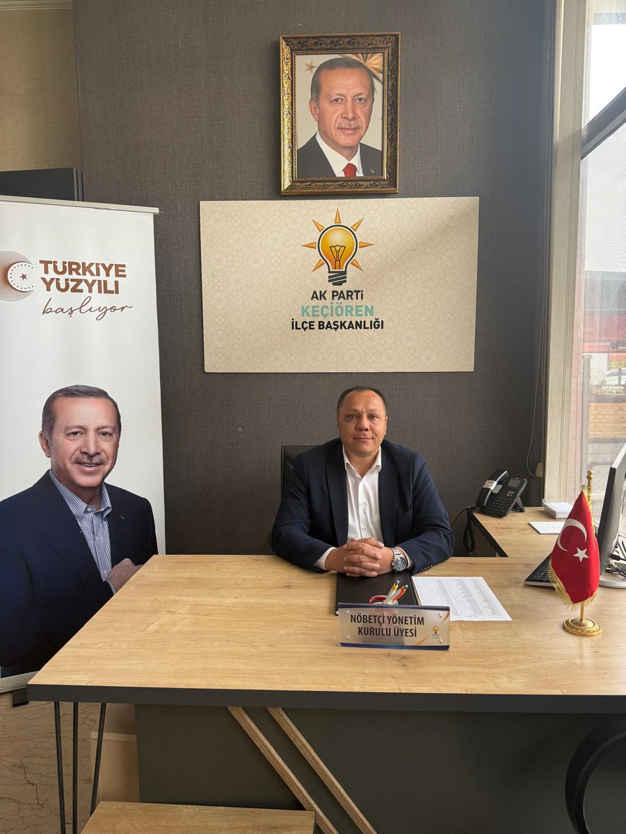 İlçe Başkanlığımızda bugünkü nöbetçimiz; İlçe Yönetim Kurulu Üyemiz Sayın Harun Sözen 

Çayımız taze, ☕️ teşkilatımızın kapısı herkese açık, bekleriz. 😊

İletişim⬇️

AK Parti Keçiören İlçe Başkanlığı
☎️ 0 312 338 21 11

📍 Şevkat Mahallesi Cumhuriyet Caddesi No: 8/B Keçiören