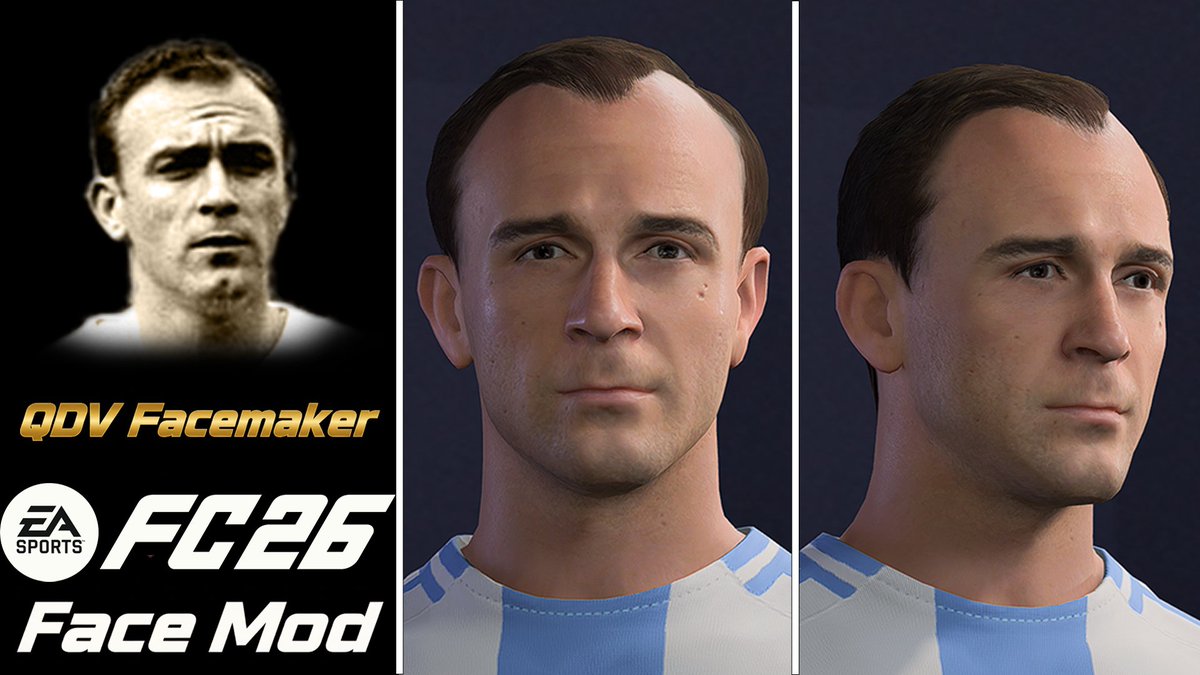 [CLASSIC] Alfredo Di Stéfano Face Mod - [FC 25/26]

buymeacoffee.com/qdvfacemaker/e… 

#FC25 #FC26 #FIFA #Facemod #Classic #Argentina #Spain #RealMadrid