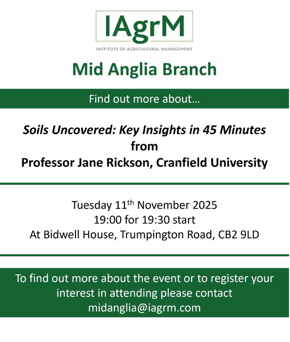 Society of Agriculture Mid Anglia Branch tweet media