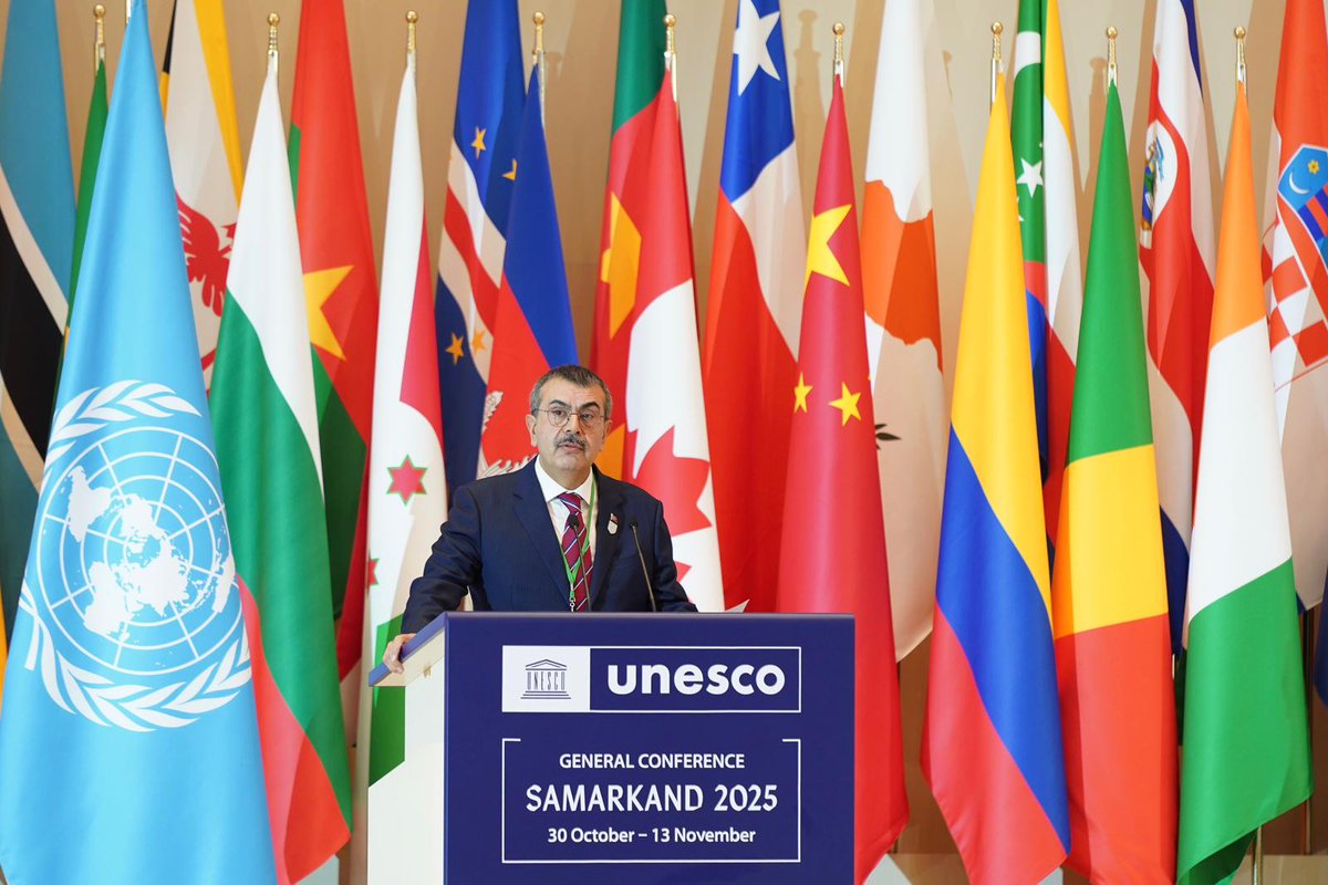 tcmeb_en's tweet image. Minister of National Education @Yusuf__Tekin Delivered “National Statement” at the 43rd Session of the General Conference of UNESCO

👉🏻 meb.ai/5NoibE