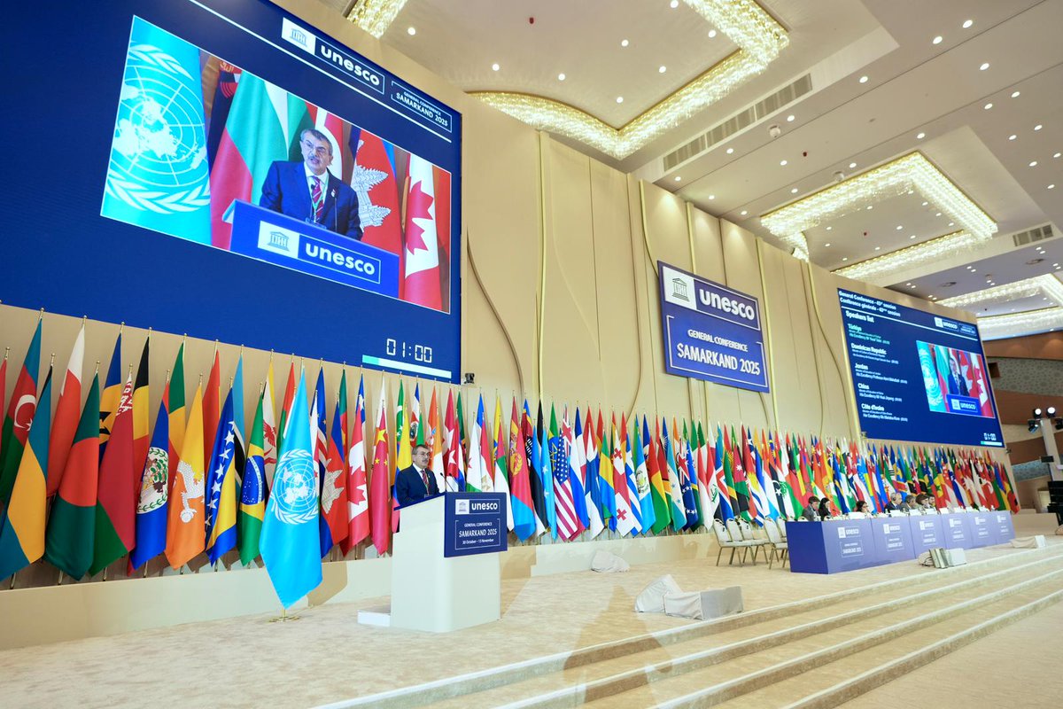 tcmeb_en's tweet image. Minister of National Education @Yusuf__Tekin Delivered “National Statement” at the 43rd Session of the General Conference of UNESCO

👉🏻 meb.ai/5NoibE