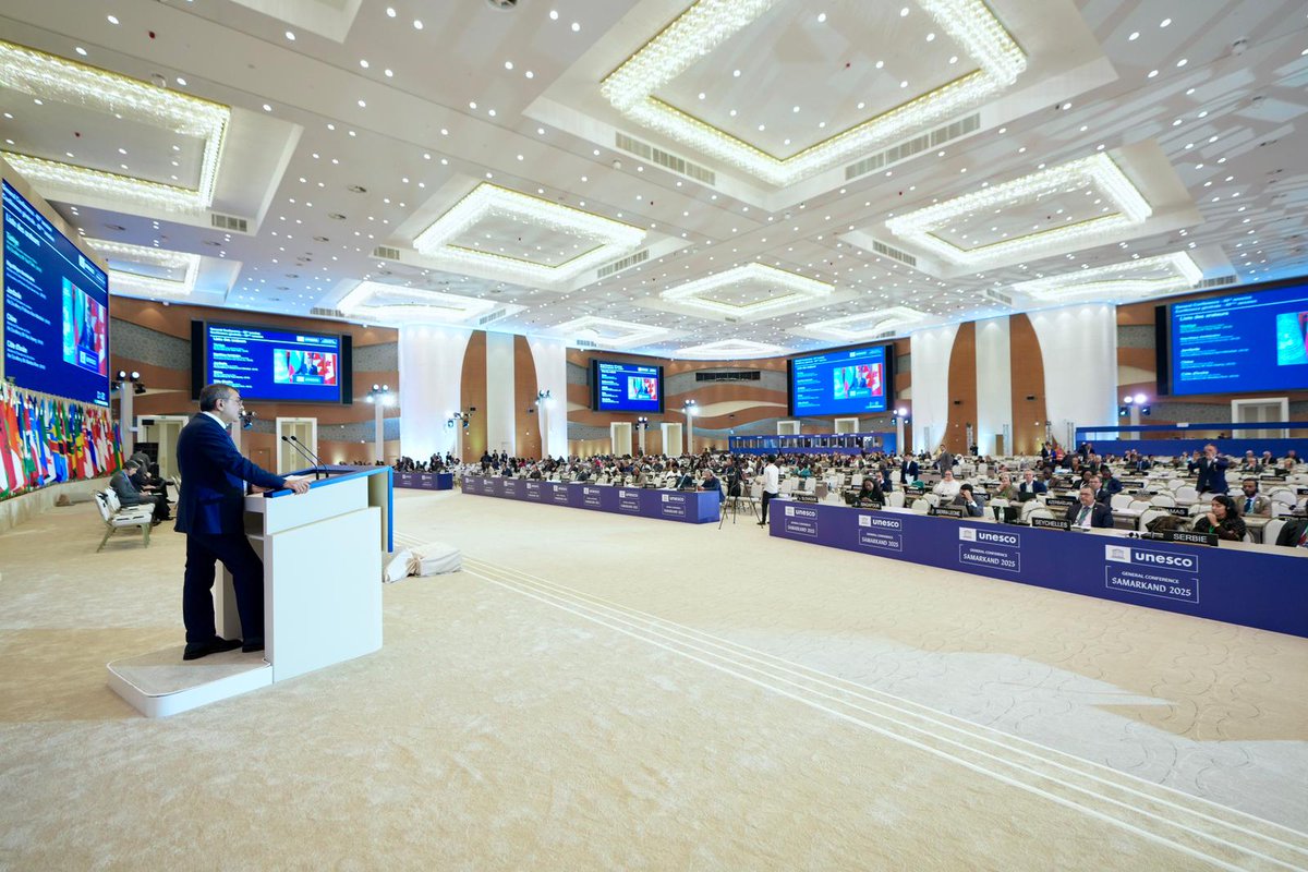 tcmeb_en's tweet image. Minister of National Education @Yusuf__Tekin Delivered “National Statement” at the 43rd Session of the General Conference of UNESCO

👉🏻 meb.ai/5NoibE