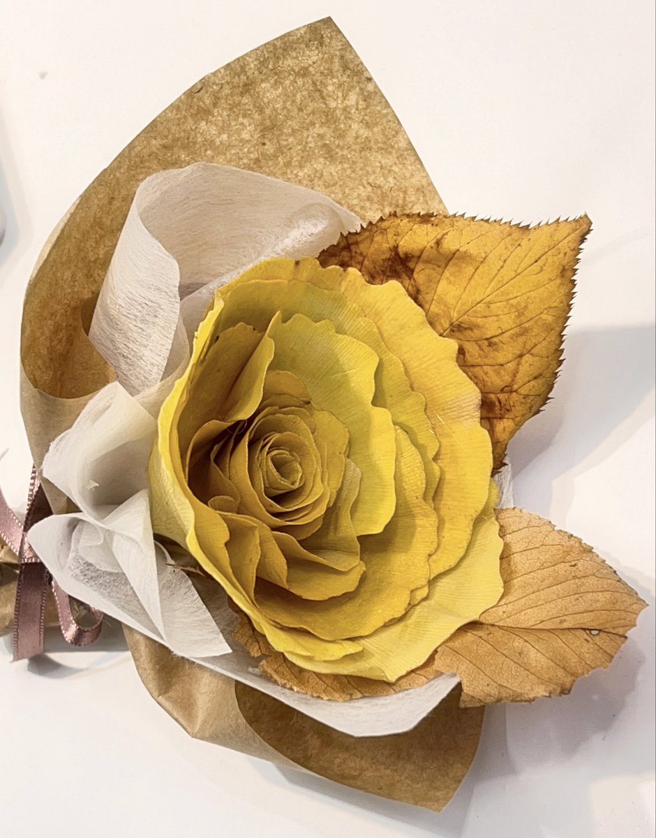 은행잎 장미 만들기 ..,🍂🌹