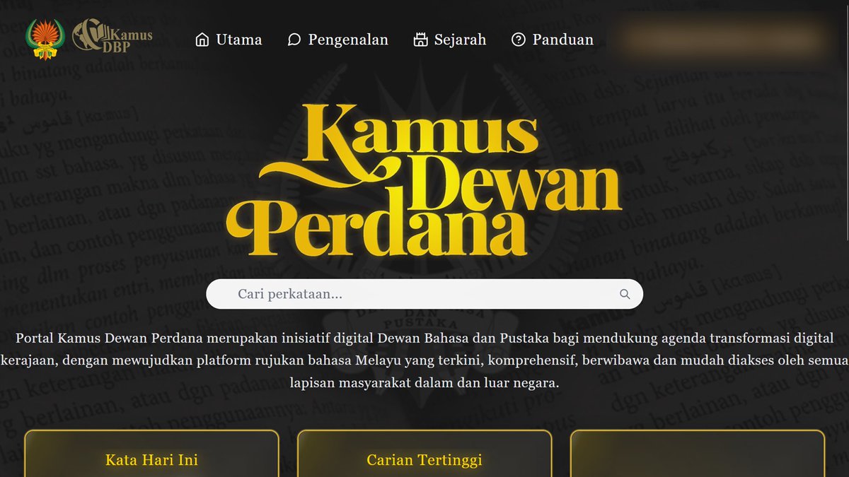 KAMUS DEWAN PERDANA AKAN ADA DALAM TALIAN

Kini masih dalam fasa < UJIAN AKHIR >. Nak tahu apa ciri-cirinya? Jom ikut rajutan ni:
