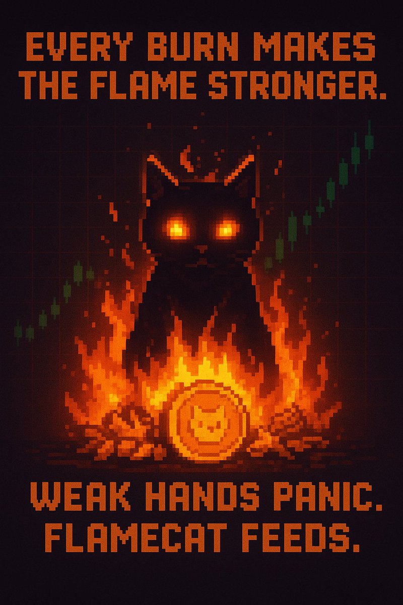 mateenthefirst's tweet photo. 🔥 Weak hands panic.
🐾 FlameCat feeds.
Every burn fuels the rise — every sell-off makes the legend stronger.
You can’t extinguish what’s already made of fire.
$FLAMECAT doesn’t fear the dip — it eats it. 🔥😼
#FLAMECAT #Crypto #Memecoin #BurnToRise

@fcatlq https://t.co/SGX8zbgho2