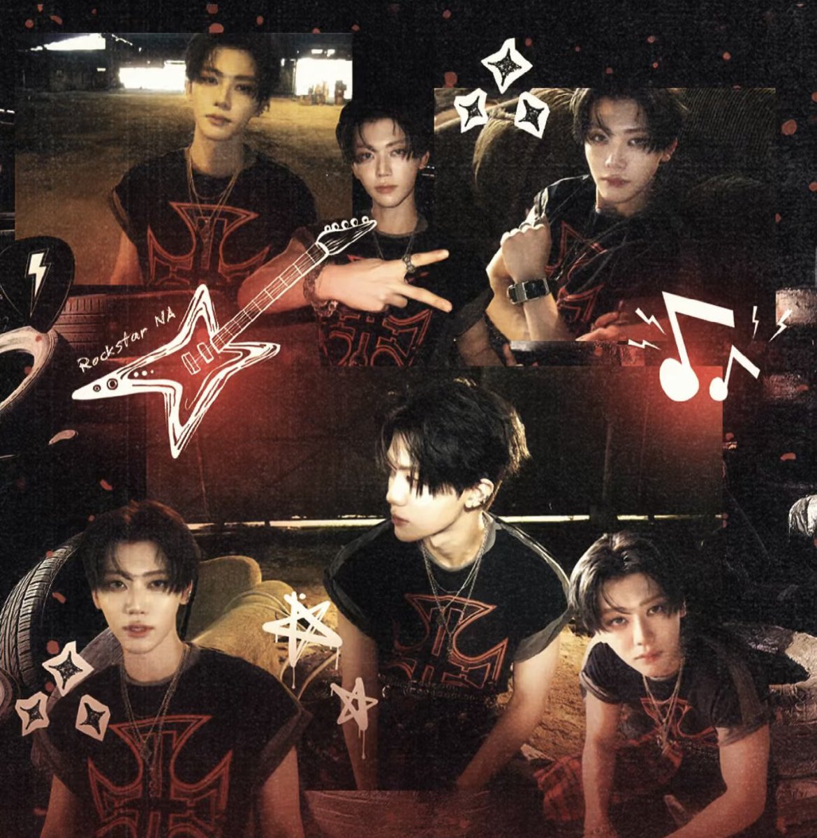 returnofjaemina's tweet image. Rockstar #jaemin 🎸✨