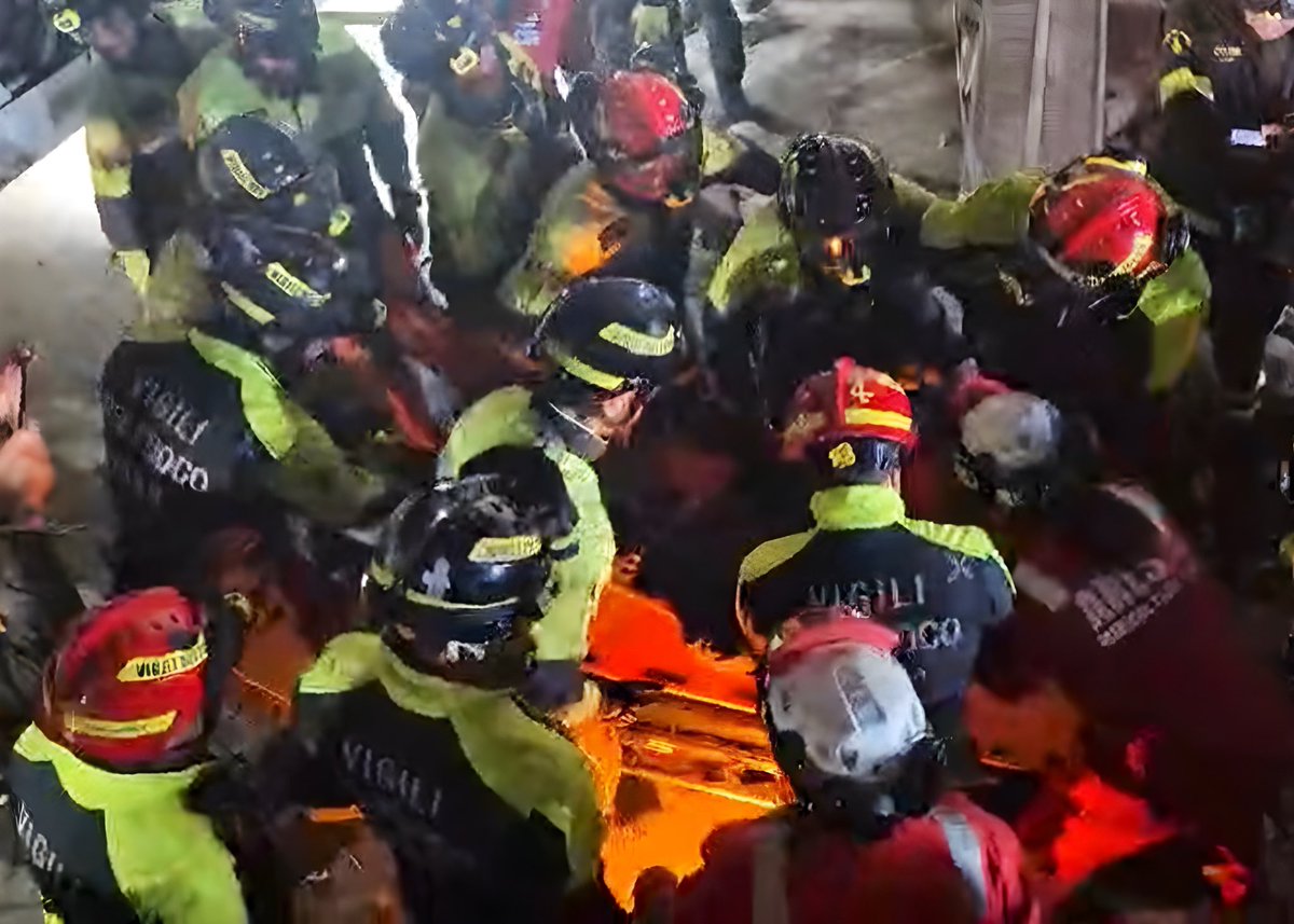Siamo addolorati per la morte del povero Octay, l’operaio coinvolto ieri a Roma nel crollo della Torre dei Conti. 
Abbiamo fatto tutto il possibile per salvarlo ed eravamo riusciti con un intervento eccezionale delle nostre squadre a strapparlo alla stretta delle macerie che lo