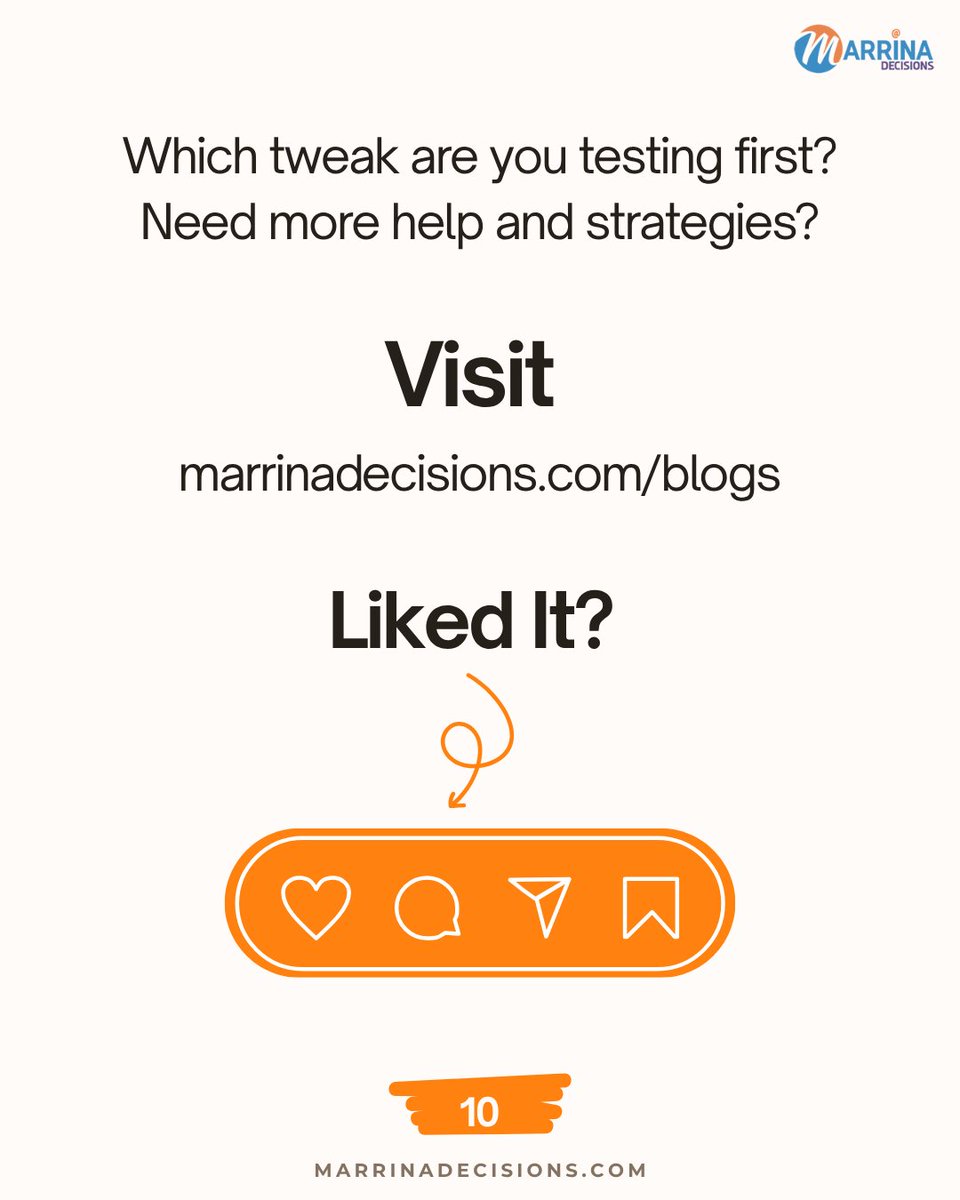 MarrinaDecision's tweet image. 10/10

If you:
✅ Run ads
✅ Send emails
✅ Manage landing pages
This will save you from burning $$$ on low-performing campaigns.
📍 Full blog + bonus resources: marrinadecisions.com/blogs
🔁 Repost this thread if your team needs it
#MarketingOps #CampaignOptimization #B2BMarketing