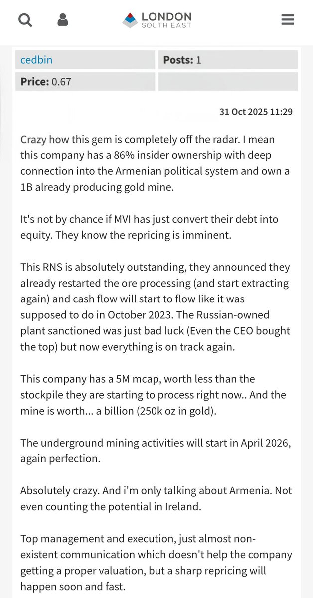 IMCEXPLORATION's tweet image. lse.co.uk/ShareChat.html…

#gold #mining #exploration #imcexploration