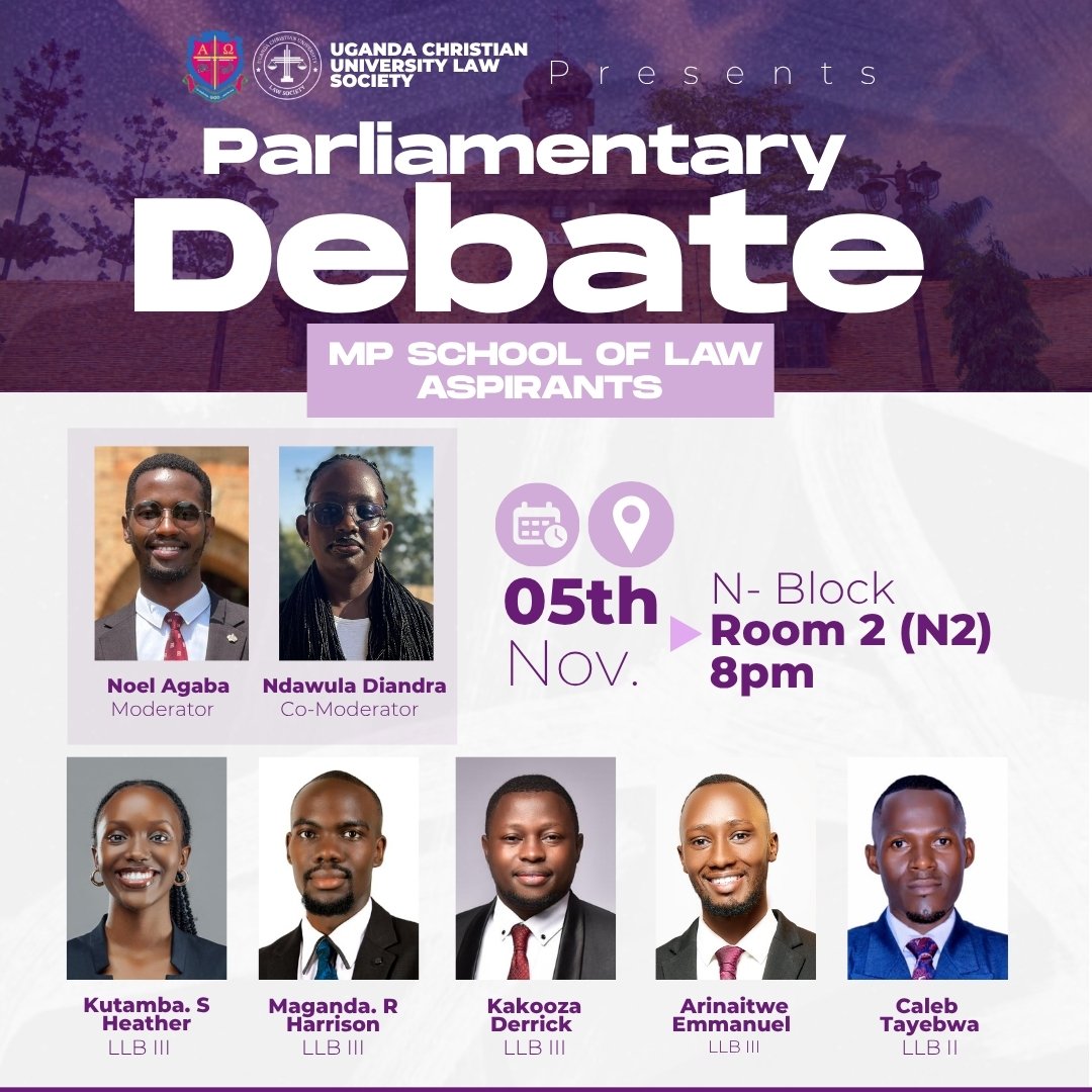 UCULSMain's tweet image. The stage is set. The candidates are ready. ARE YOU?

Watch them defend their vision. Challenge their platforms. Make your choice!!!!

Ahead of the @27thGuildGovtEC General Elections, join us tomorrow night, for a highly anticipated Parliamentary Debate at 8pm, N-2.