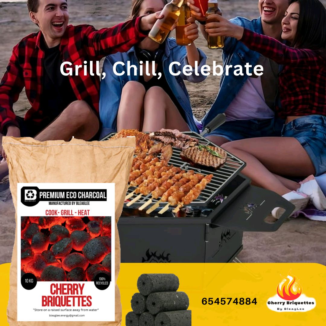 Innovation meets tradition. Celebrate!
Our premium briquettes make cooking easier — and greener. 
#charcoal #briquettes #charcoalbriquettes #bbq #grilling #cleanenergy #charbon #charbonpremium #charbonécologique #madeinafrica #barbecue #smokeless #charbon #grillade #charbonlocal