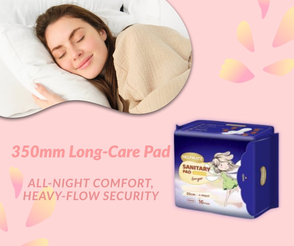 HelpmateDiaper's tweet image. 🌙 Heavy nights? No worries.
Helpmate 350mm Pad = max coverage &amp;amp; peace of mind.
✨ 350mm length
✨ Deep Guard Wings
✨ 8H leak-free
📦 8/16pcs｜OEM/ODM
🔗 helpmatediaper.com/350mm-Long-Car…
 📧 amy@helpmatediaper.com
#Helpmate #SanitaryPads