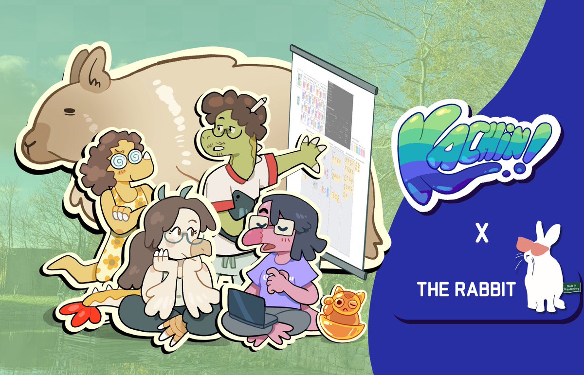 We’ve kicked off our one-month creative residency for game development at The Rabbit in Brandenburg! 🤍🐰<a href="/TheRabbitGames_/">TheRabbitGames</a> 

Thanks to this opportunity, we’ll be heading to Games Ground Berlin next week to pitch and connect with game developers from all around the world! 💫🦖