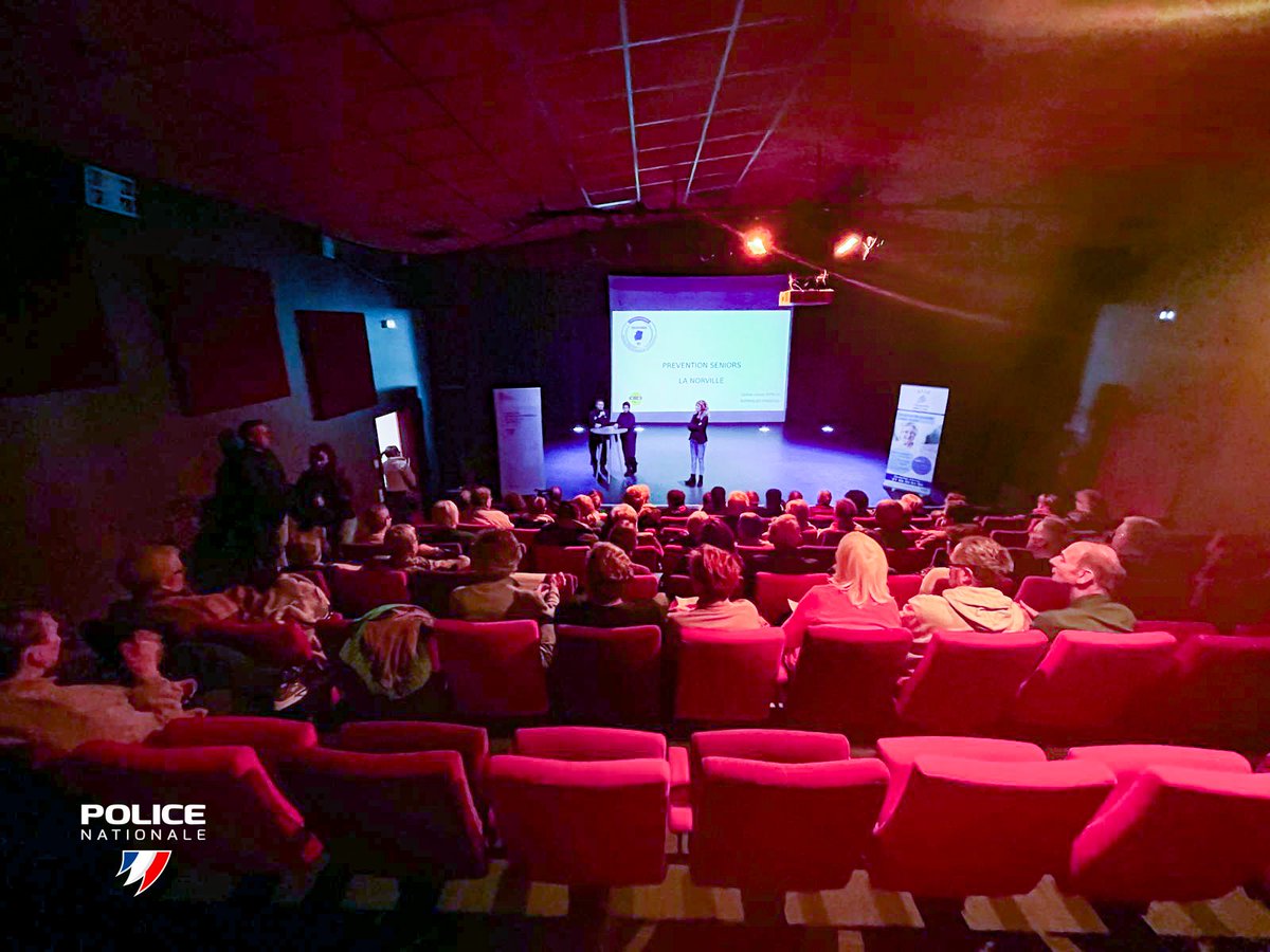 #PoliceSécuritéQuotidien |  Nos #policiers 👮‍♂️👮‍♀️, référents sûreté, étaient présents à #lanorville😶, hier soir, afin de sensibiliser la population aux risques: 
➡️ Vols par ruse/arraché
➡️ Vols aux distributeurs
➡️ Phishing/hameçonnage
➡️ Cambriolages