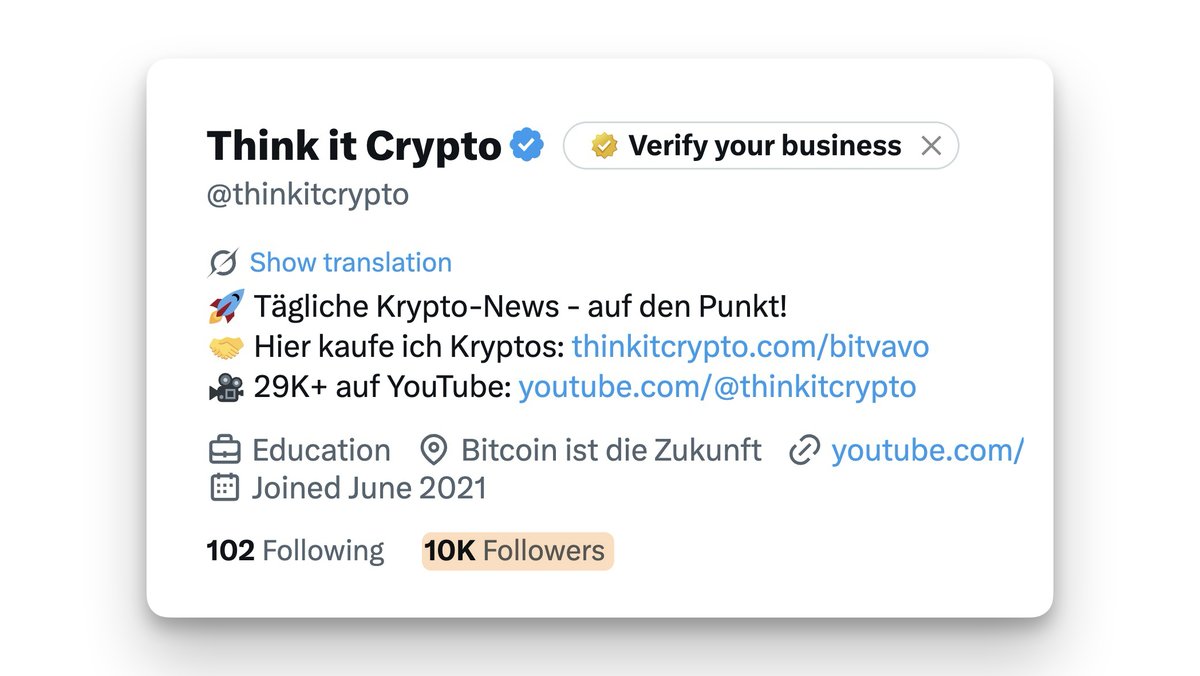 10.000 Follower… ich weiß echt nicht, was ich sagen soll 🫡

Danke an jeden Einzelnen, der diesen Weg hier mitgeht. Egal ob ihr liked, kommentiert oder einfach nur jeden Morgen still mitlest. Danke für den Support!

Nächster Halt: 100.000? 🚀