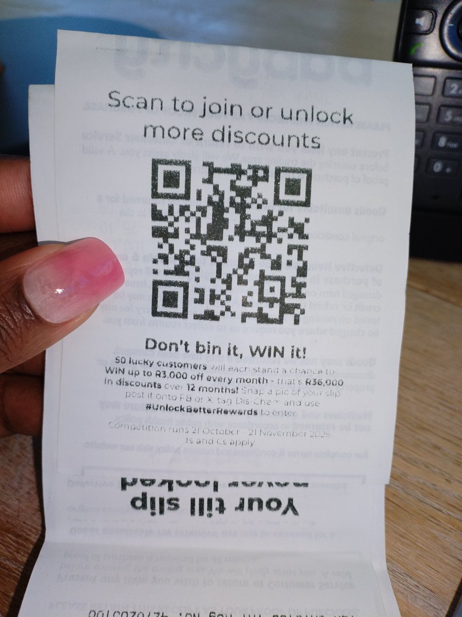 Missg_23's tweet photo. Feeling lucky today! 🍀
@Dischem
#UnlockBetterRewards https://t.co/HwyeFnvMwn