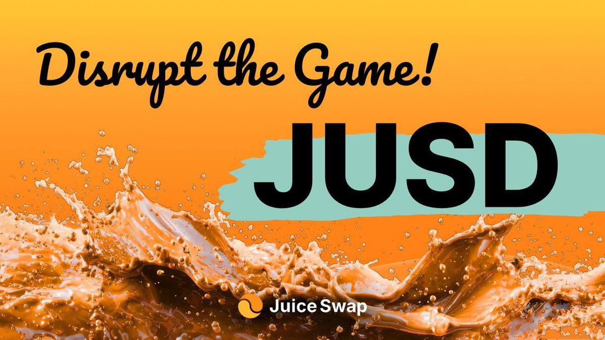 JuiceSwap_com's tweet image. Juice Swap is introducing Juice Dollar (JUSD)

We told you we’re going to change the liquidity game and this is the next keystone to make it happen.

Can you already imagine what’s coming?

The future of liquidity is being rewritten. And it will be impossible for you not to want…